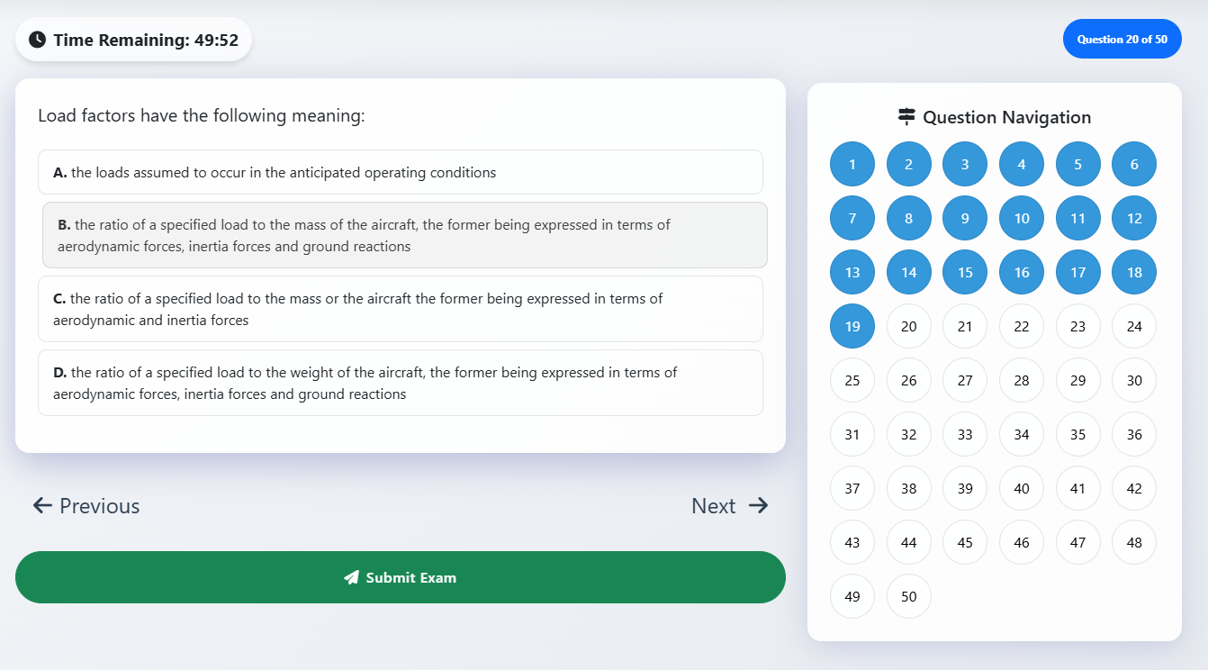Examination Section Development